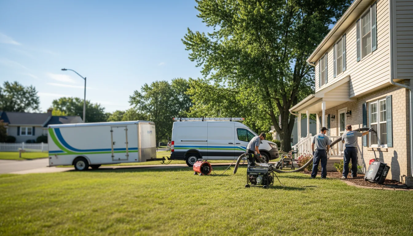 Flooded Basement Restoration And Cleanup With Repair in Ryan, IA near me